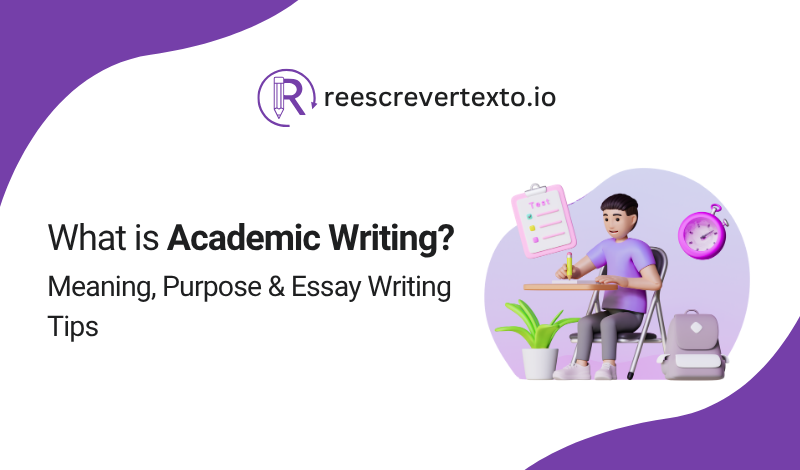 What Is Academic Writing? Meaning, Purpose & Essay Writing Tips