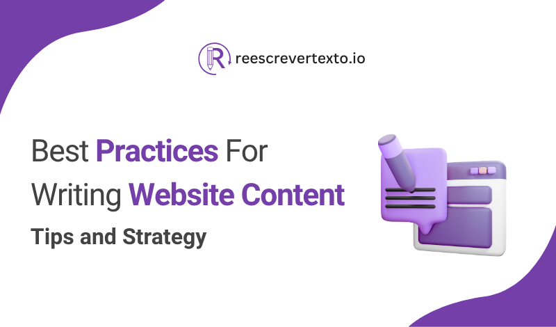 Best Practices For Writing Website Content: Tips and Strategy