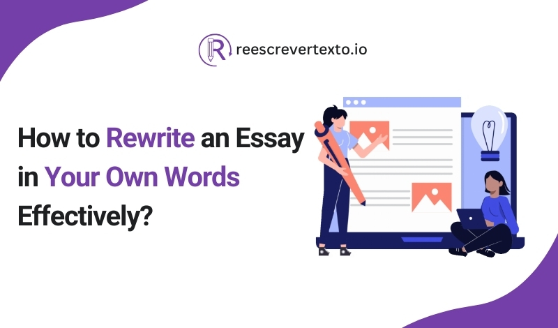 How to Rewrite an Essay in Your Own Words Effectively?