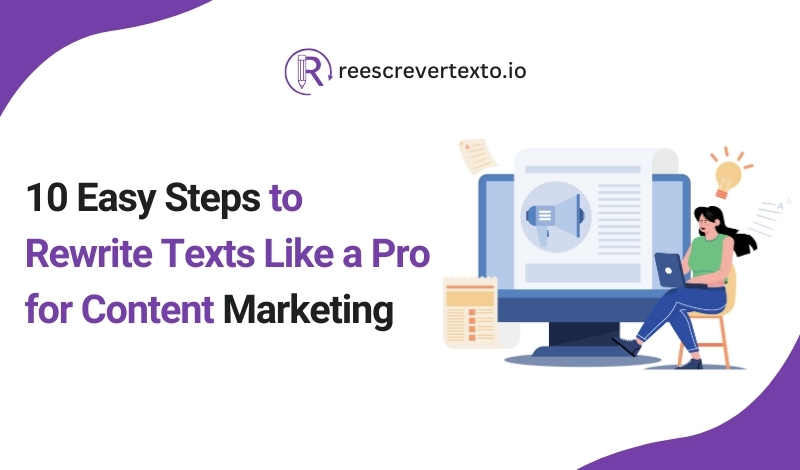 10 Easy Tips to Rewrite Texts Like Pro for Content Marketing